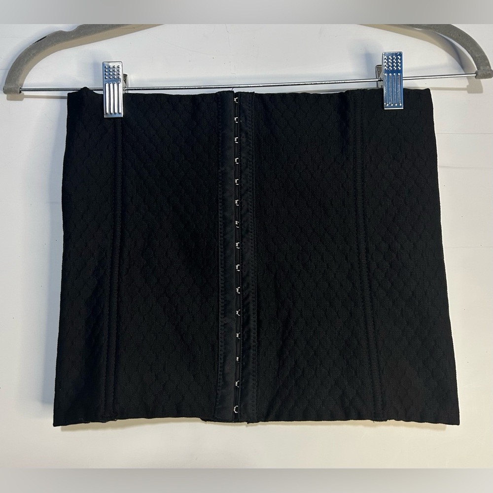 Heavenly Shapewear Black Eyelet Closure Corset 1X